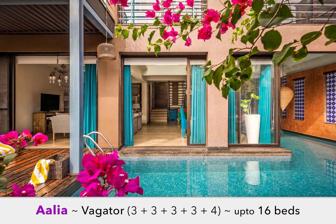 anjuna aalia three bed villa with private pool