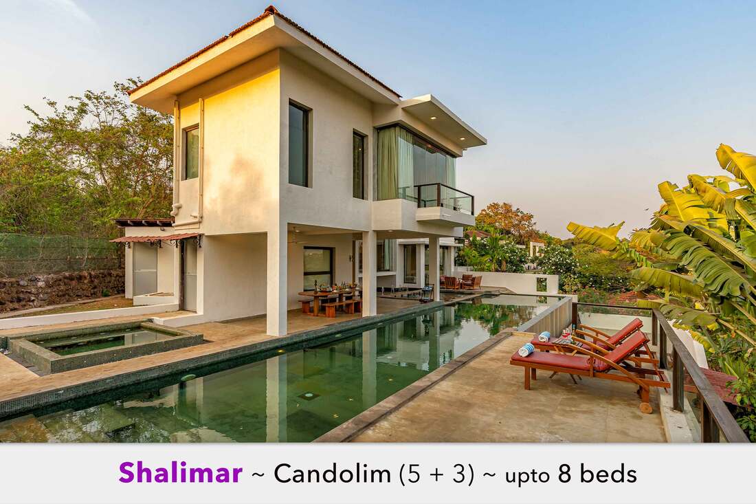 8 bed villa in candolim near hilton expensive
