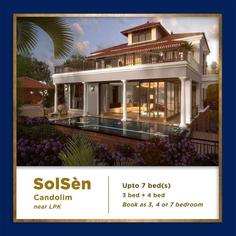 luxury sol villa pool rent