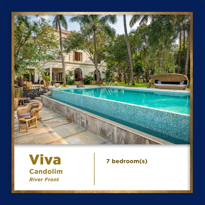 candolim beach villa pool